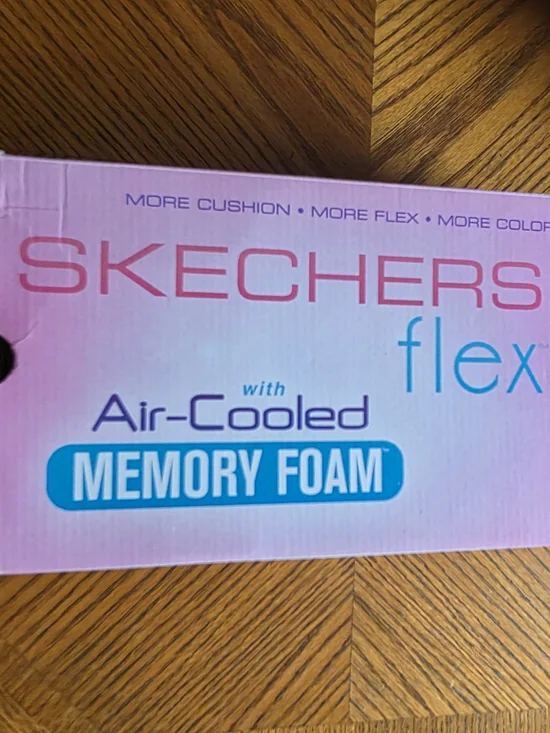 Skechers Women's White Slip-On Athletic Walking Sneakers - Picture 3 of 3